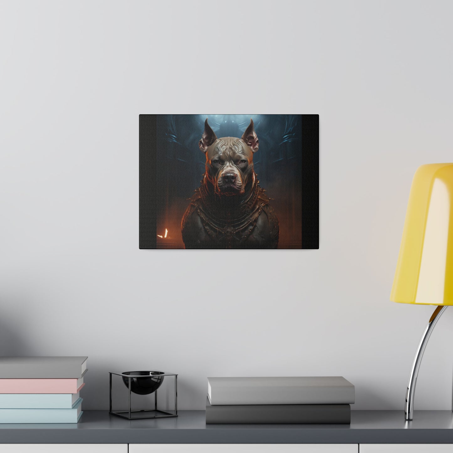 Matte Canvas, Stretched, 0.75"for pitbulls lovers