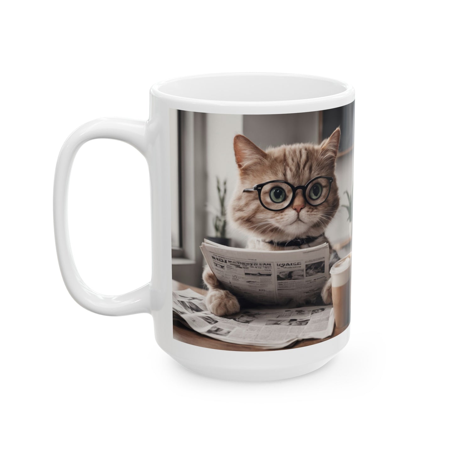 Ceramic Mug, (11oz, 15oz) cat lovers