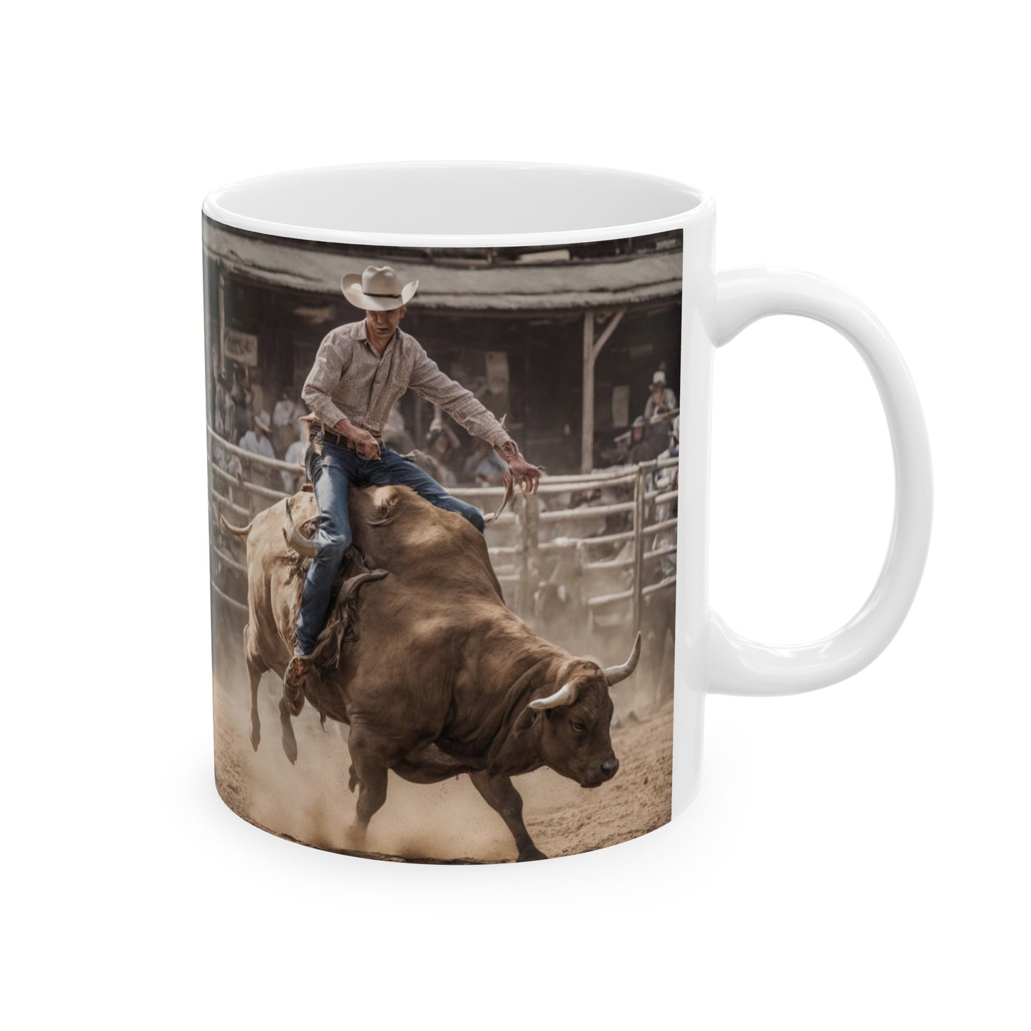 Ceramic Mug, (11oz, 15oz)cowboys