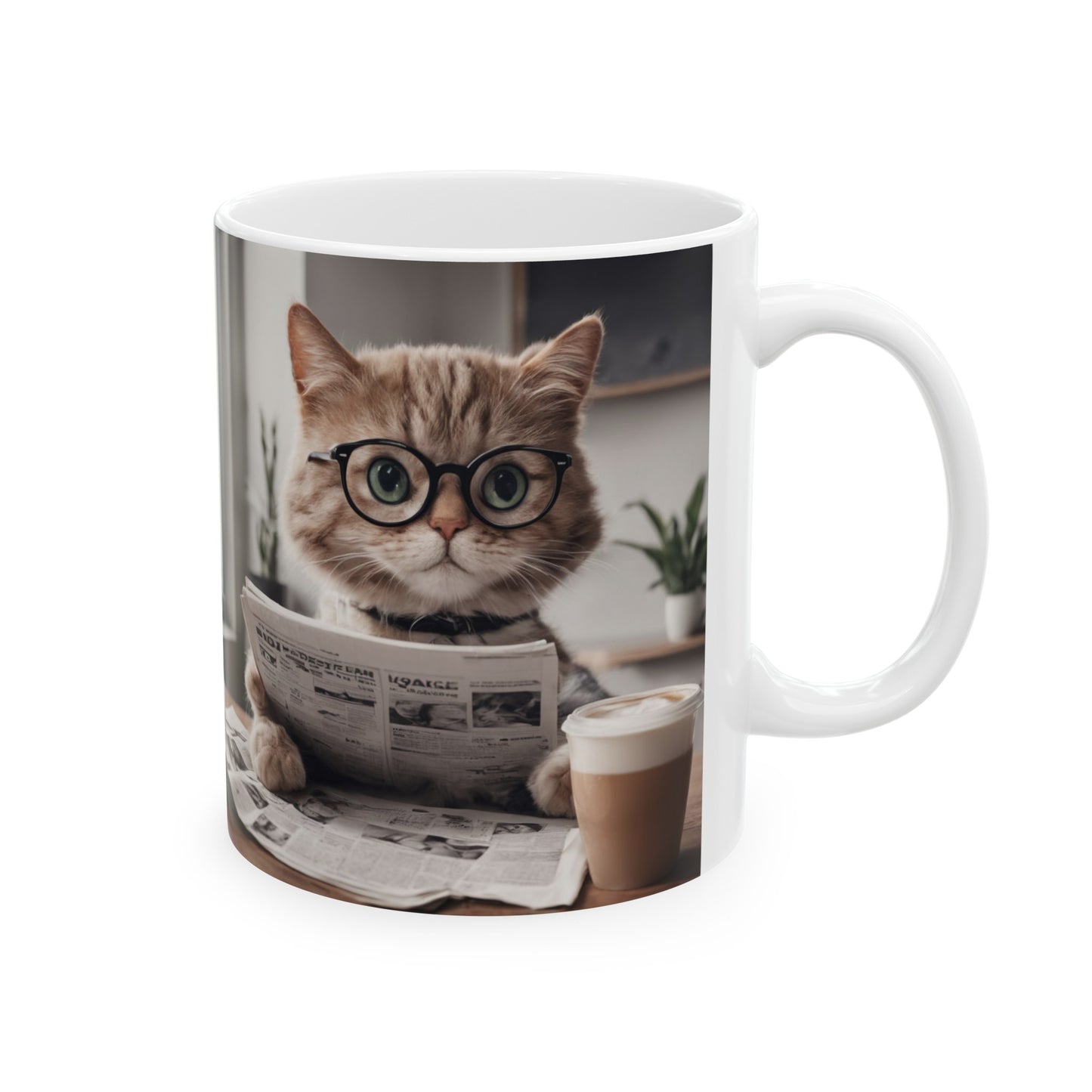 Ceramic Mug, (11oz, 15oz) cat lovers