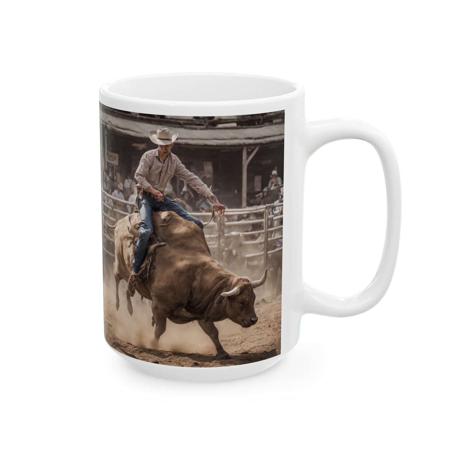 Ceramic Mug, (11oz, 15oz)cowboys